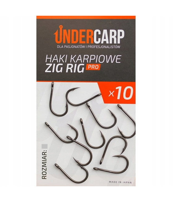 UNDERCARP Haki Karpiowe Zig Rig PRO rozm 4