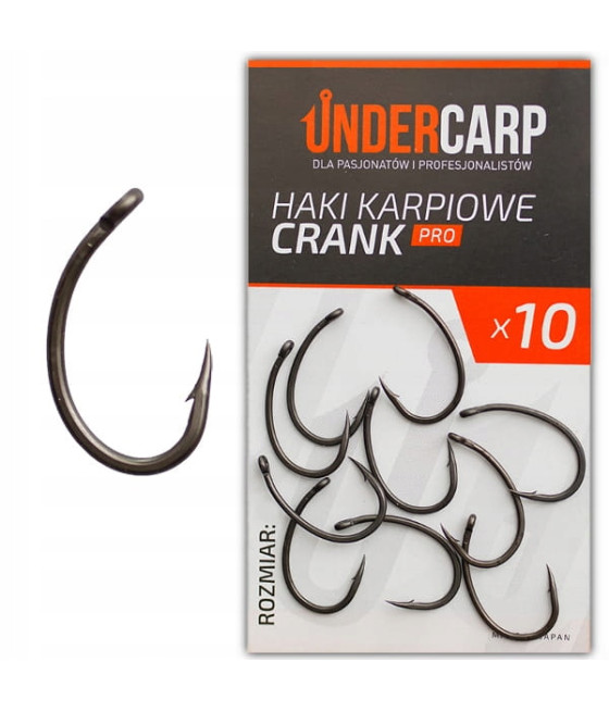 Haczyki Karpiowe Haki UNDERCARP CRANK PRO 4 10x