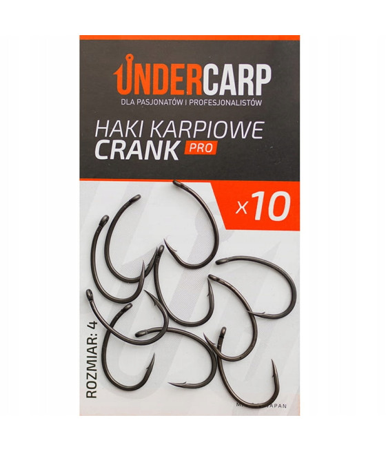 Haczyki Karpiowe Haki UNDERCARP CRANK PRO 4 10x