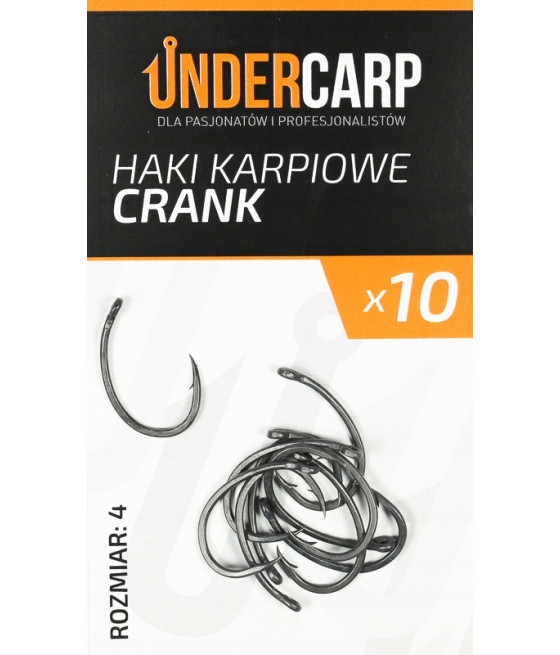 Haczyki Karpiowe Haki UNDERCARP CRANK PRO 4 10x
