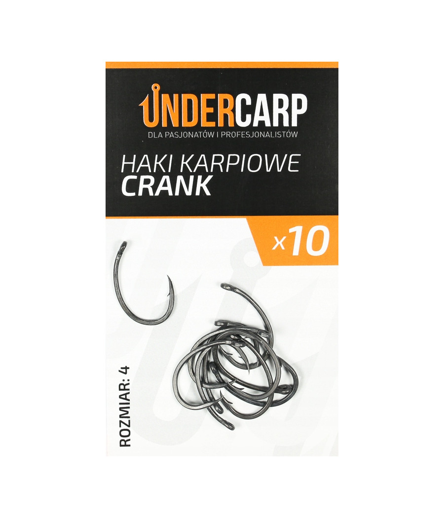 Haczyki Karpiowe Haki UNDERCARP CRANK PRO 4 10x