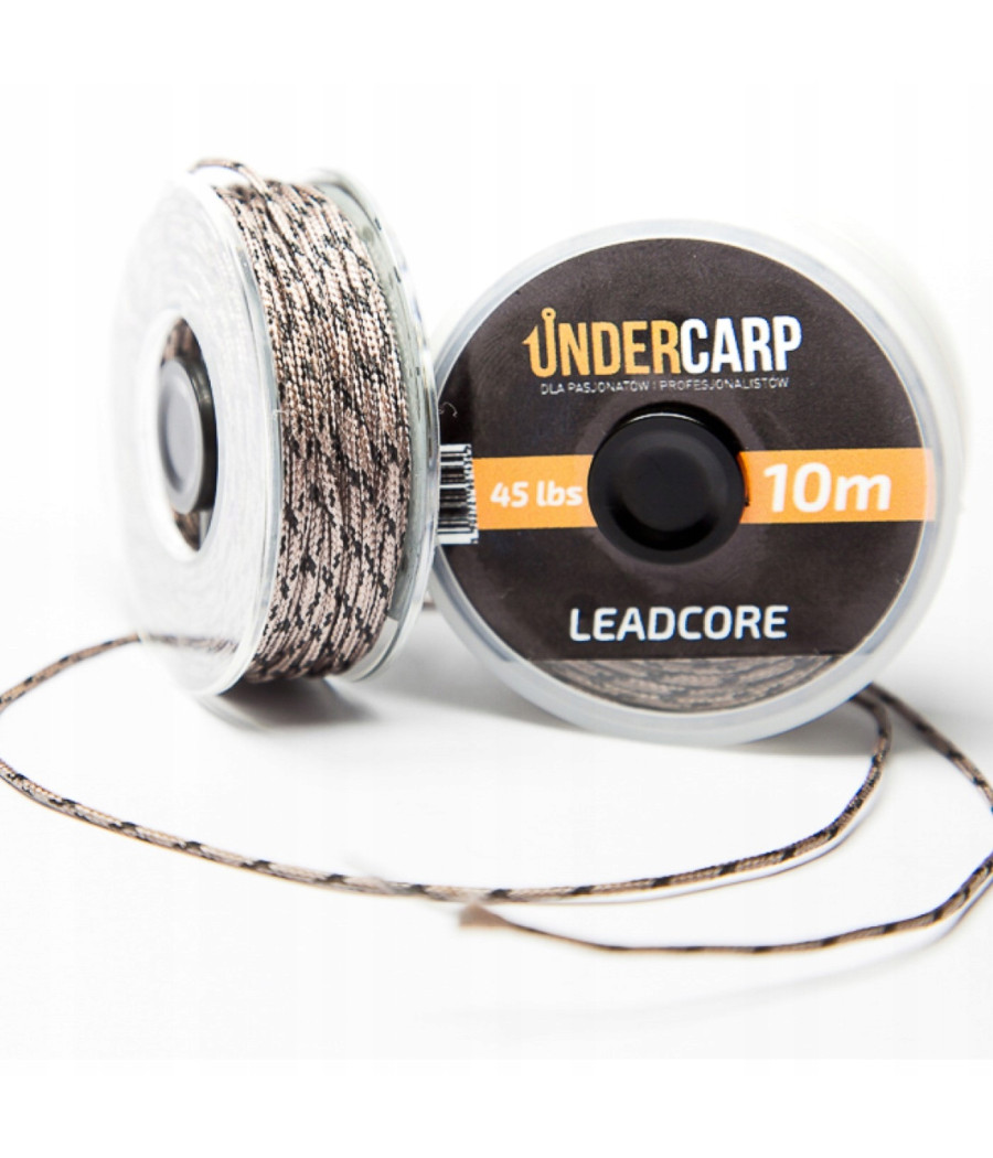 Leadcore 10 m/45 lbs brązowy UNDERCARP