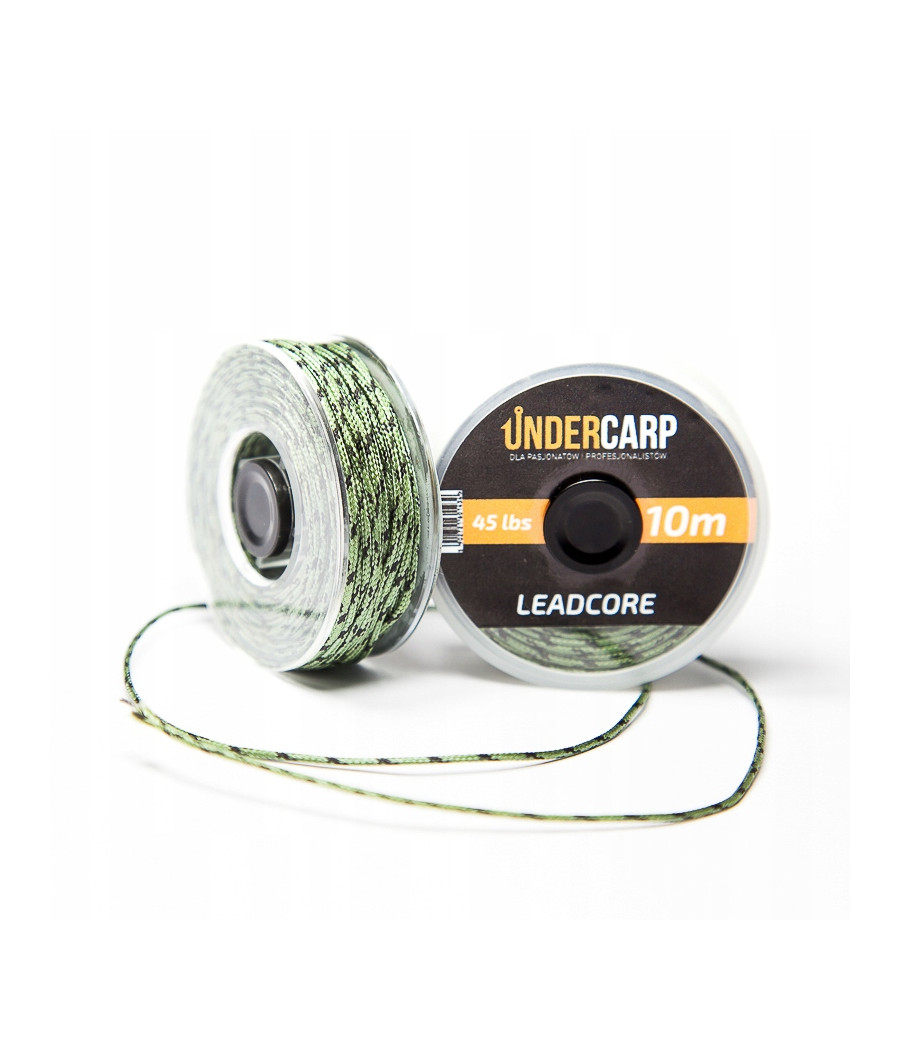 Leadcore 10 m/45 lbs zielony UNDERCARP