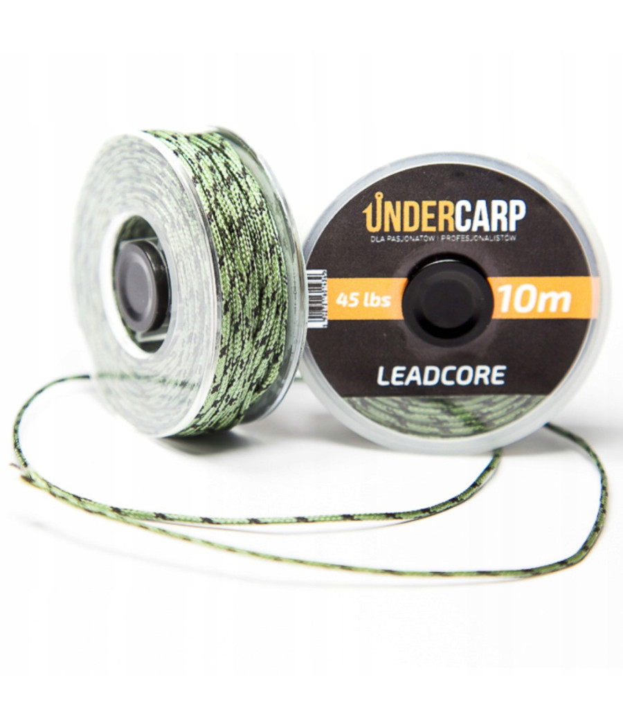 Leadcore 10 m/45 lbs zielony UNDERCARP