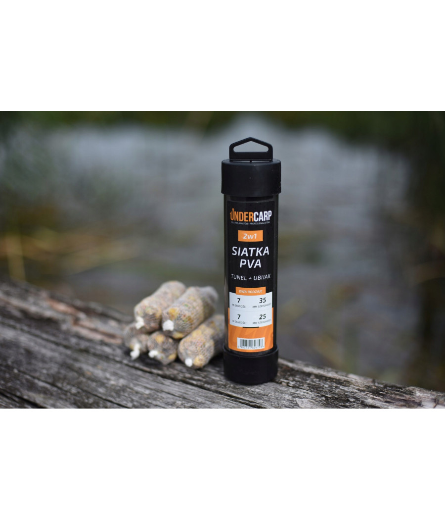 Siatka PVA 2w1 Tunel UNDERCARP Ubijak 35mm + 25mm