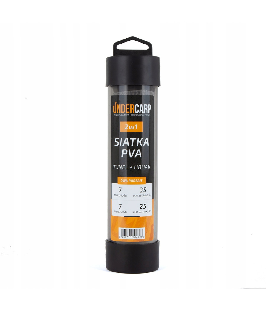 Siatka PVA 2w1 Tunel UNDERCARP Ubijak 35mm + 25mm