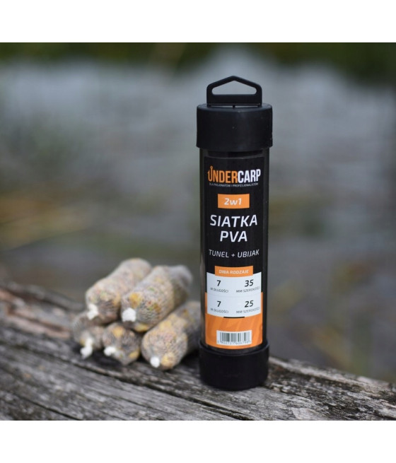 Siatka PVA 2w1 Tunel UNDERCARP Ubijak 35mm + 25mm