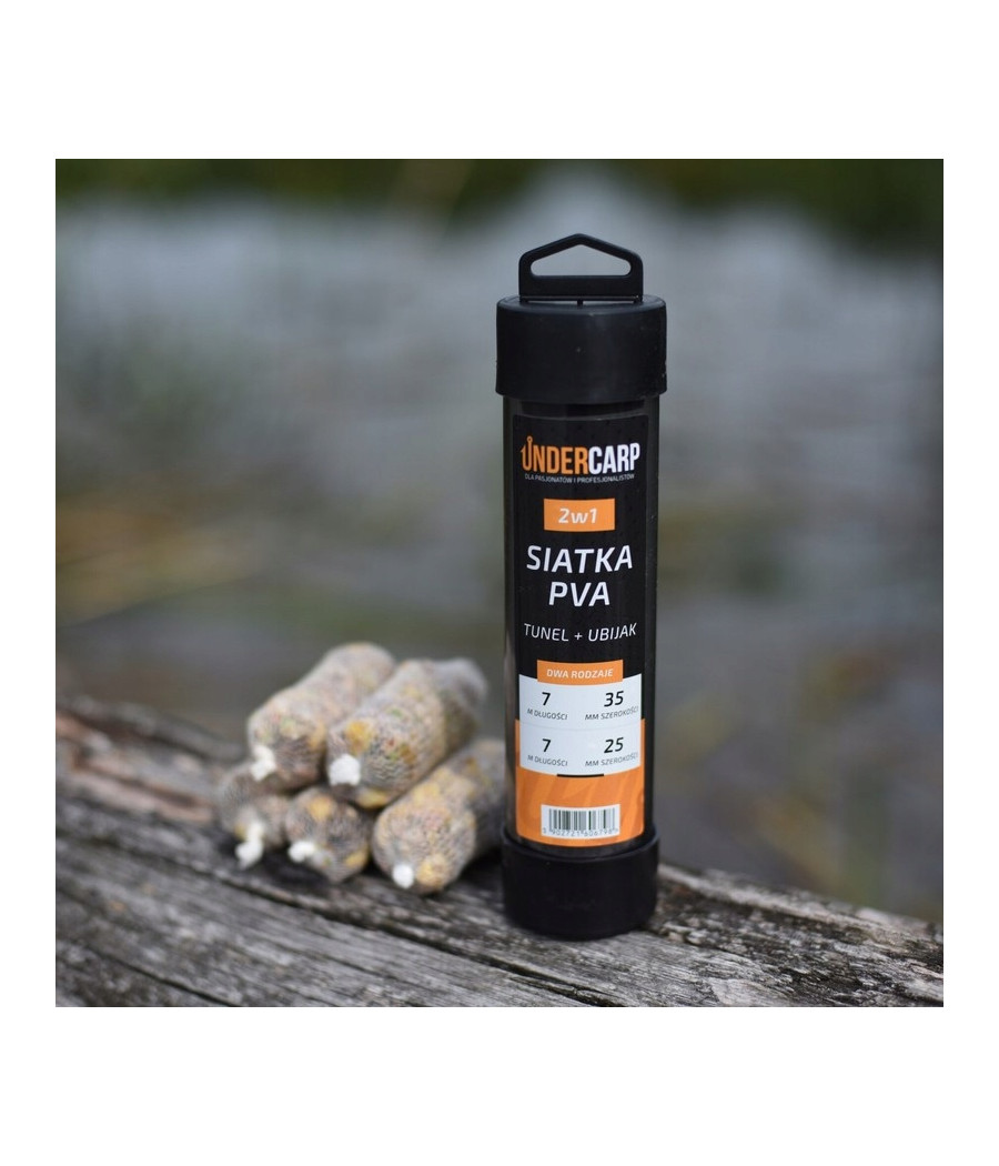 Siatka PVA 2w1 Tunel UNDERCARP Ubijak 35mm + 25mm