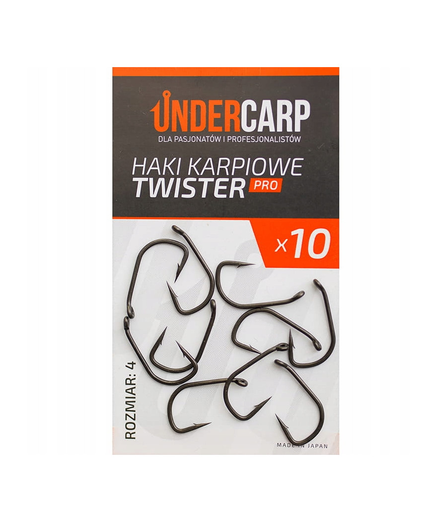 Undercarp Haki Karpiowe Twister PRO rozmiar 4