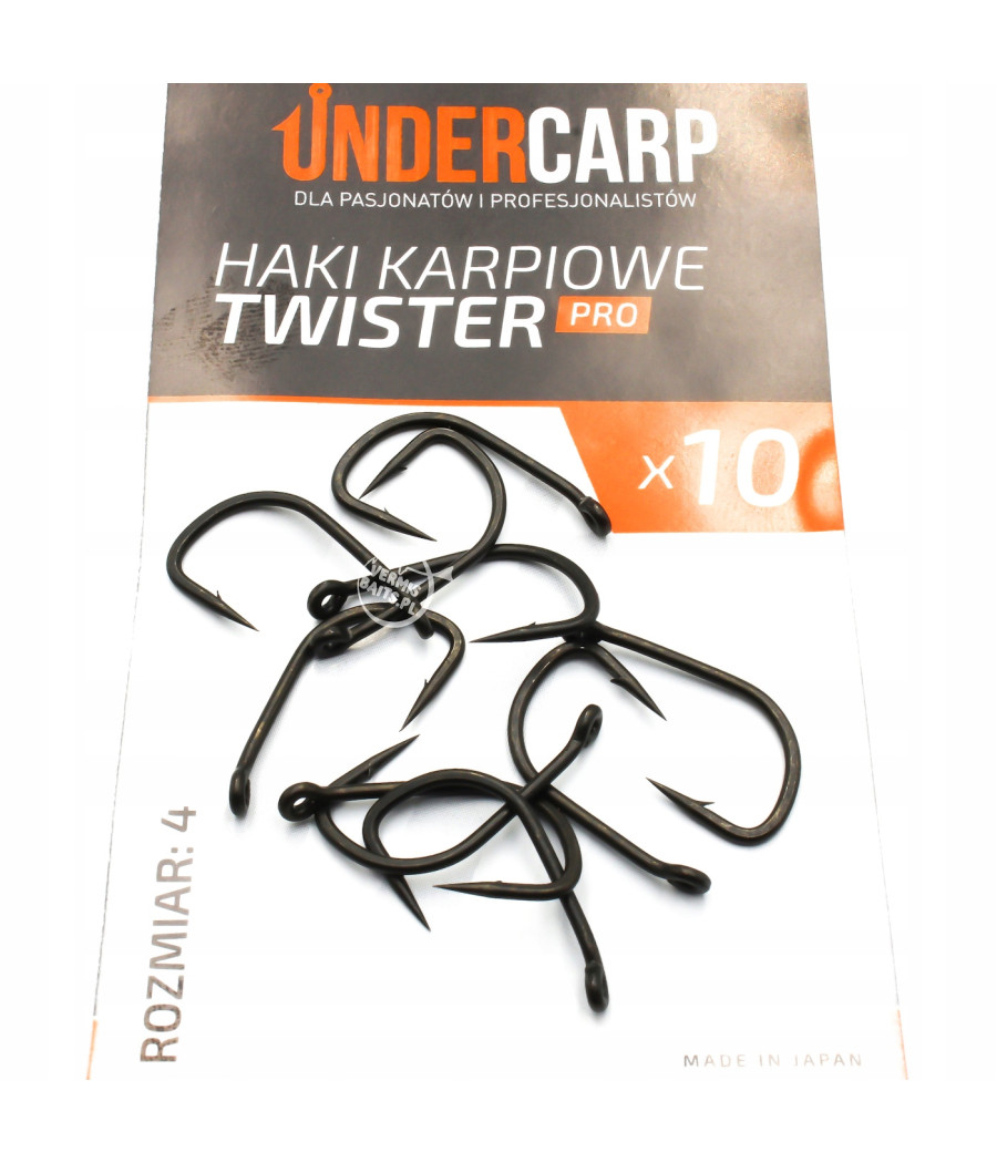 Undercarp Haki Karpiowe Twister PRO rozmiar 4