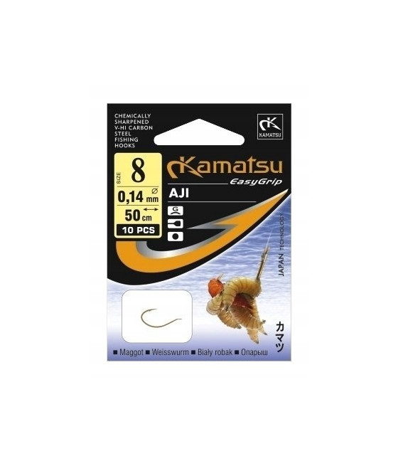 KAMATSU 50 AJI ROBAK BIAŁY 5207 8GŁ PRZYPON KONGER
