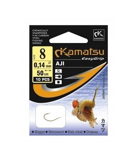 KAMATSU 50 AJI ROBAK BIAŁY 5207 8GŁ PRZYPON KONGER