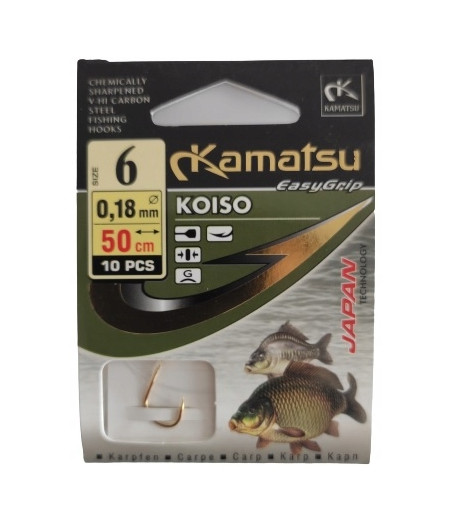 KAMATSU 50 KOISO KARP 5204 6GŁ PRZYPON KONGER