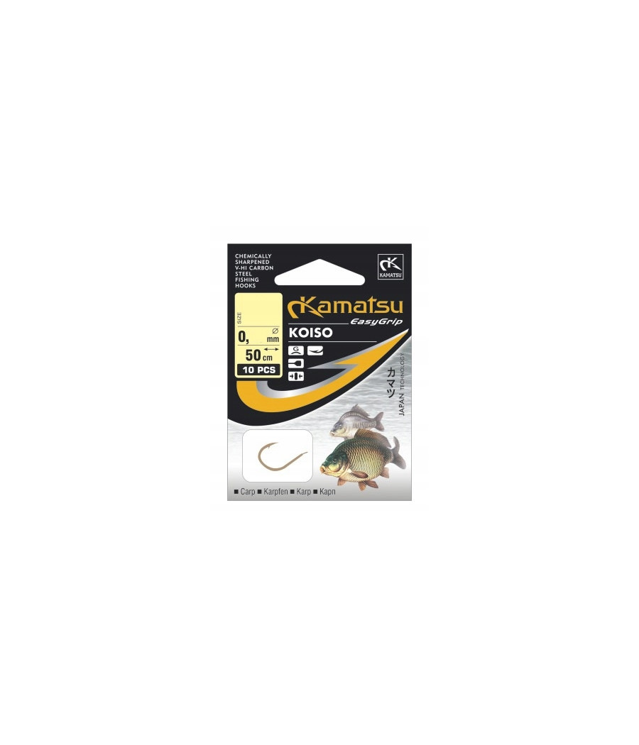 KAMATSU 50 KOISO KARP 5204 4GŁ PRZYPON KONGER KAMATSU 50 KOISO KARP 5204 4GŁ PRZYPON KONGER