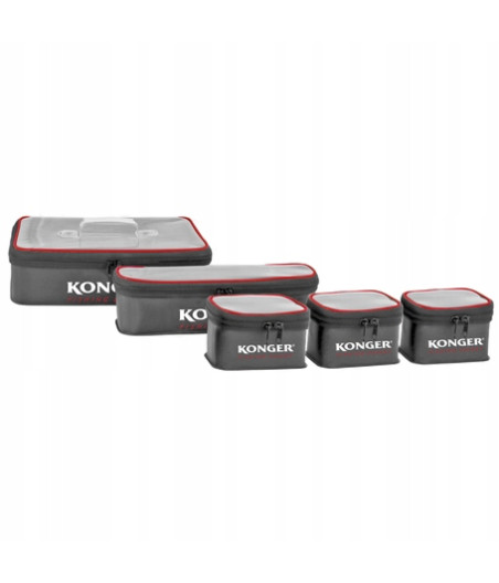 Torba Konger ORGANIZER BIG BOX 4 l czarny zestaw
