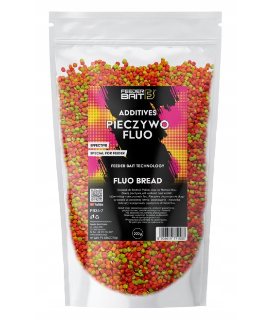 Feeder Bait Pieczywo fluo mix 200g