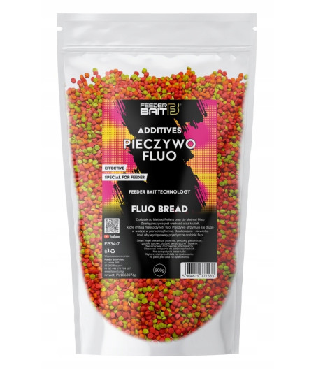 Feeder Bait Pieczywo fluo mix 200g