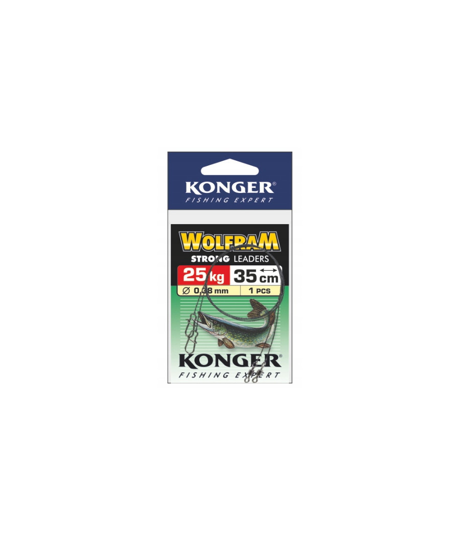 Przypon Konger wolfram 25 kg 35 cm Przypon Konger wolfram 25 kg 35 cm