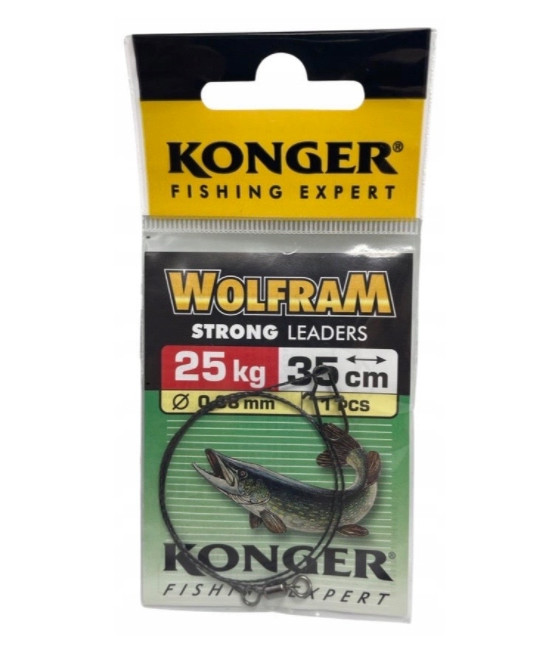 Przypon Konger wolfram 25 kg 35 cm