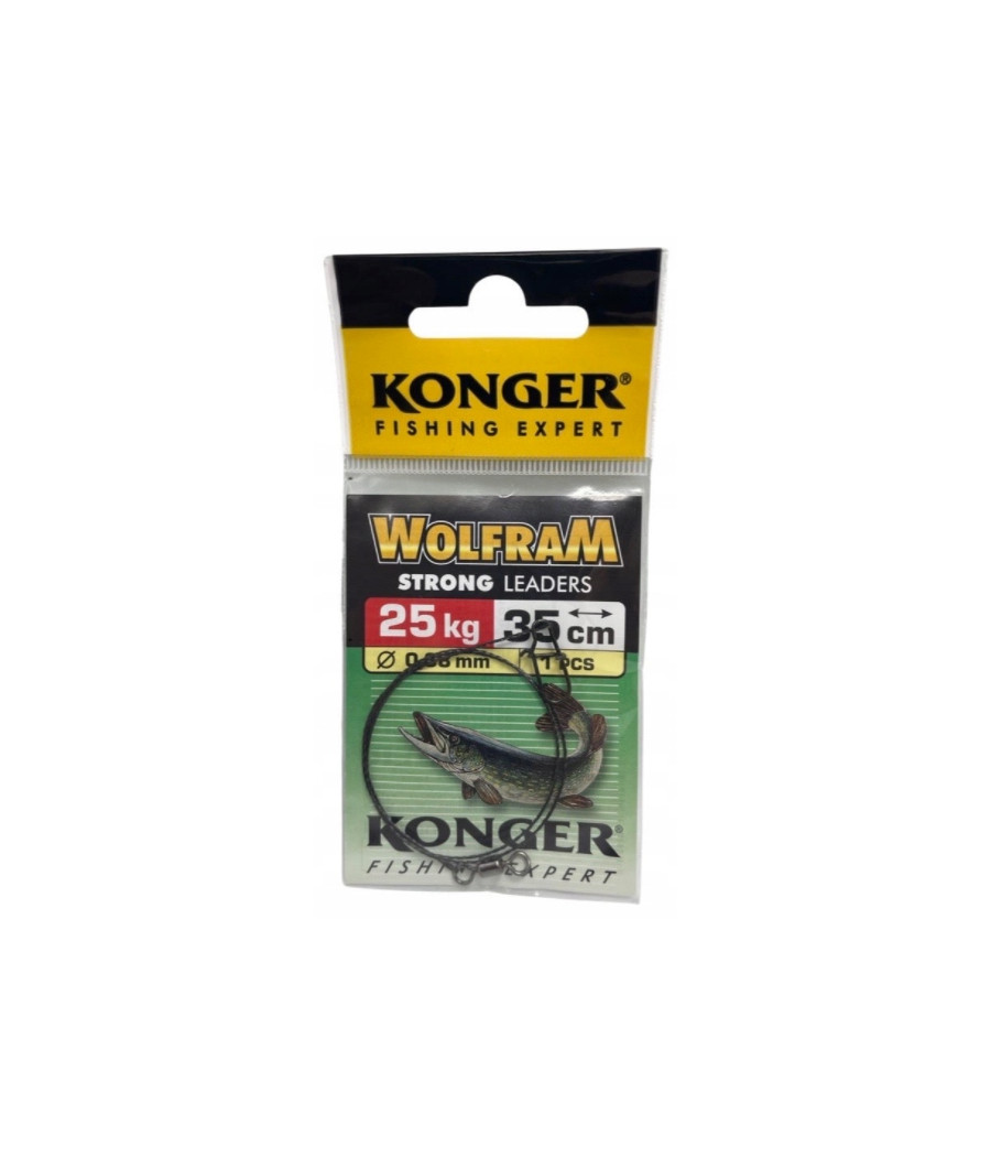 Przypon Konger wolfram 25 kg 35 cm