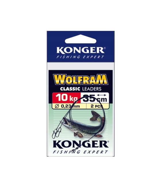 Przypon Konger wolfram 15 kg 25 cm