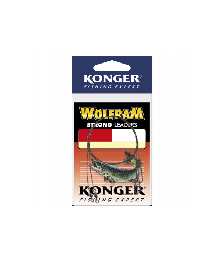 Przypon Konger wolfram 15 kg 25 cm