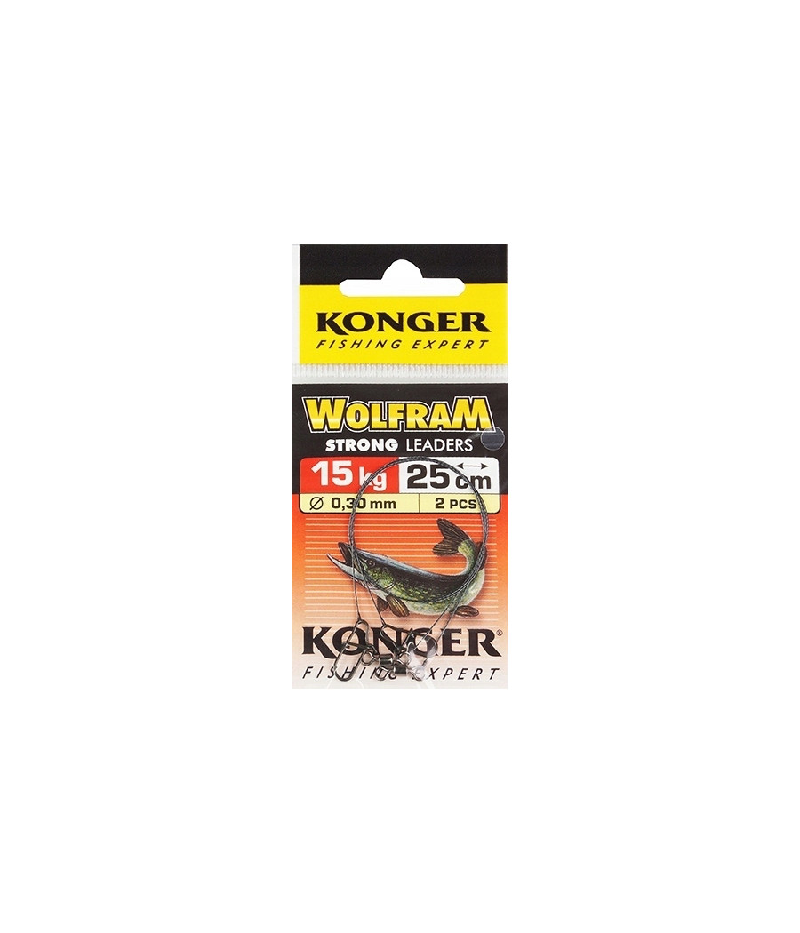 Przypon Konger wolfram 15 kg 25 cm