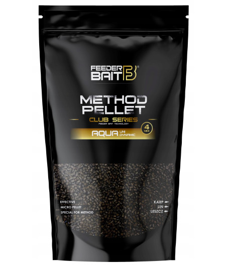 Feeder Bait Method Pellet Club Series AQUA Uni Dynamic 4mm 800g
