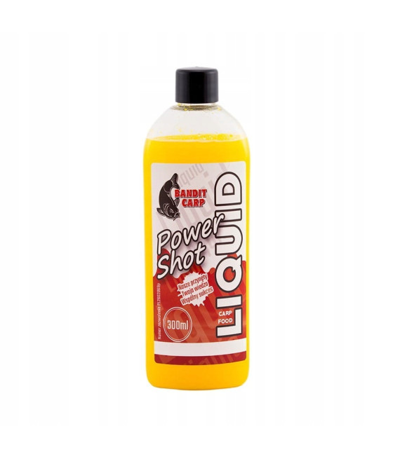 Bandit Carp Power Shot Liquid 300ml - Citro Squid