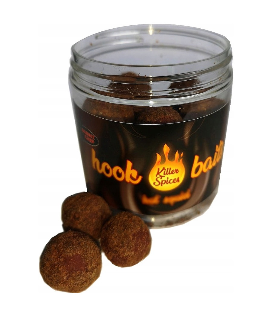 BANDIT CARP KILLER SPICE HOOK BAITS 20MM HOT CHILI 250ml KULKI PRZYNĘTOWE BANDIT CARP KILLER SPICE HOOK BAITS 20MM HOT CHILI 250ml KULKI PRZYNĘTOWE