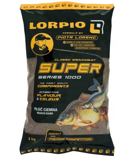 Zanęta Lorpio Super Płoć Black 1kg