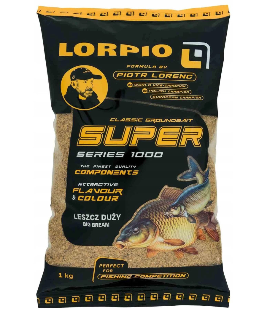 Zanęta Lorpio Super Leszcz Duży 1kg Zanęta Lorpio Super Leszcz Duży 1kg