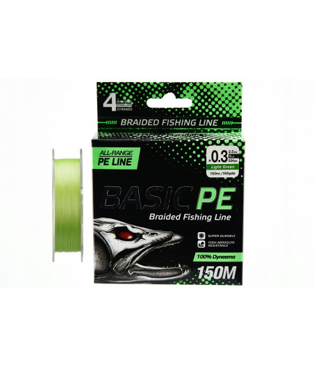 Plecionka SELECT Basic PE Light GREEN 0,12mm/5,6kg/150m IBIS-GEAR