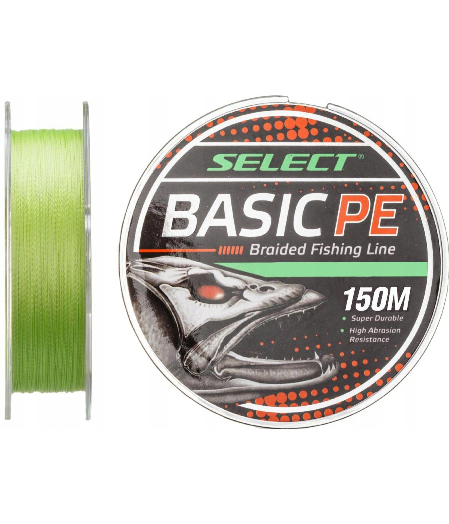 Plecionka SELECT Basic PE Light GREEN 0,12mm/5,6kg/150m IBIS-GEAR