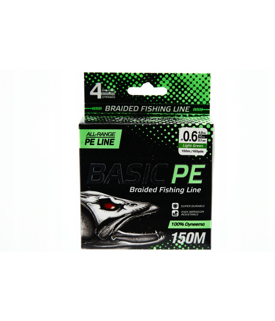 Select Basic PE 150m 0,10mm 4.8kg Light Green