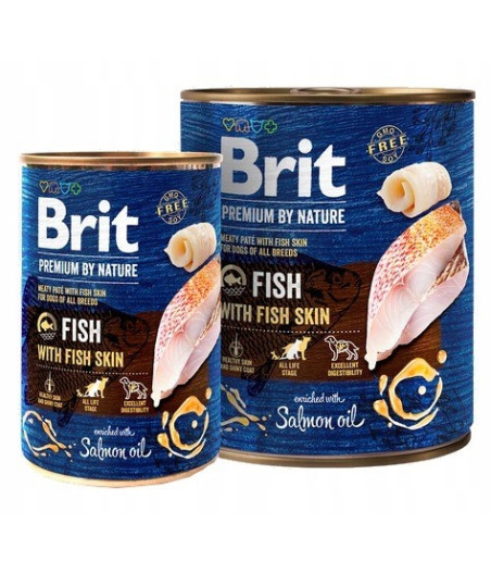 Brit Premium By Nature Fish & Fish Skin 800g