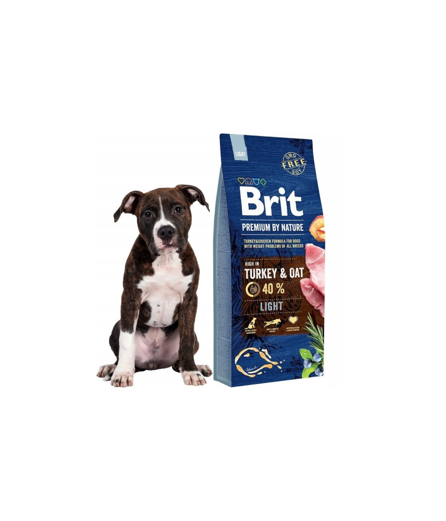 Brit Premium By Nature Light Turkey&Oat Sucha Karma dla Psa 3kg Brit Premium By Nature Light Turkey&Oat Sucha Karma dla Psa 3kg