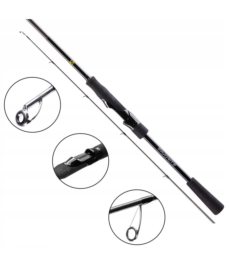 Wędka spinningowa Favorite U1.1-702M 5-21 g 110 cm - 213 cm