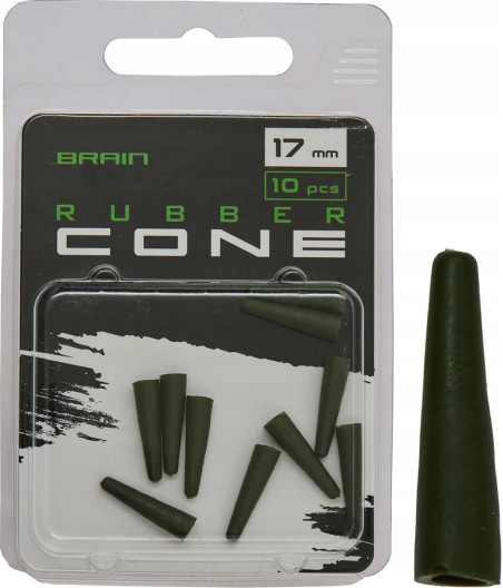 Łącznik gumowy Brain Rubber Cone Zielony 17mm 10szt