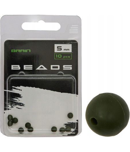 Brain Beads 5mm (10 szt/opak) Green
