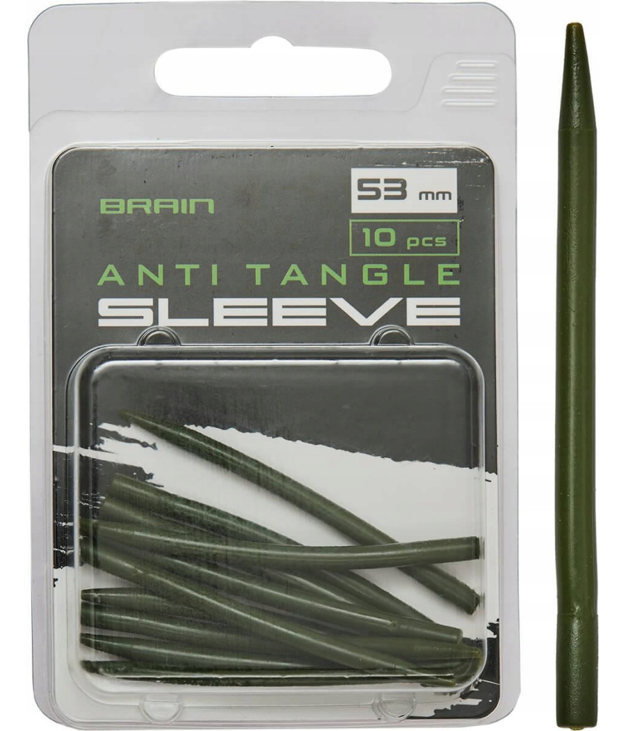 Ochraniacz Rurka Antysplątaniowa Brain Anti Tangle 53mm Zielona 10szt Ochraniacz Rurka Antysplątaniowa Brain Anti Tangle 53mm Zielona 10szt