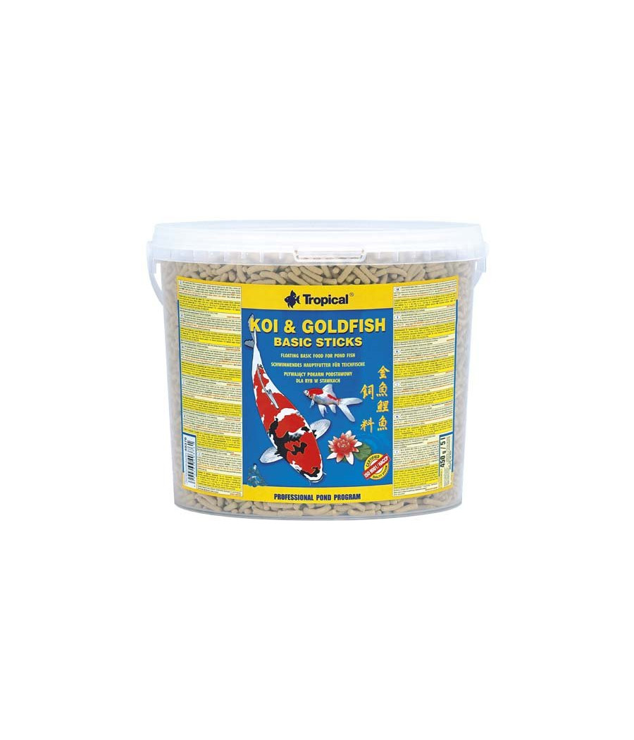 Tropical Koi&Goldfish Basic Sticks 5L - 430g Pokarm dla karpi Koi
