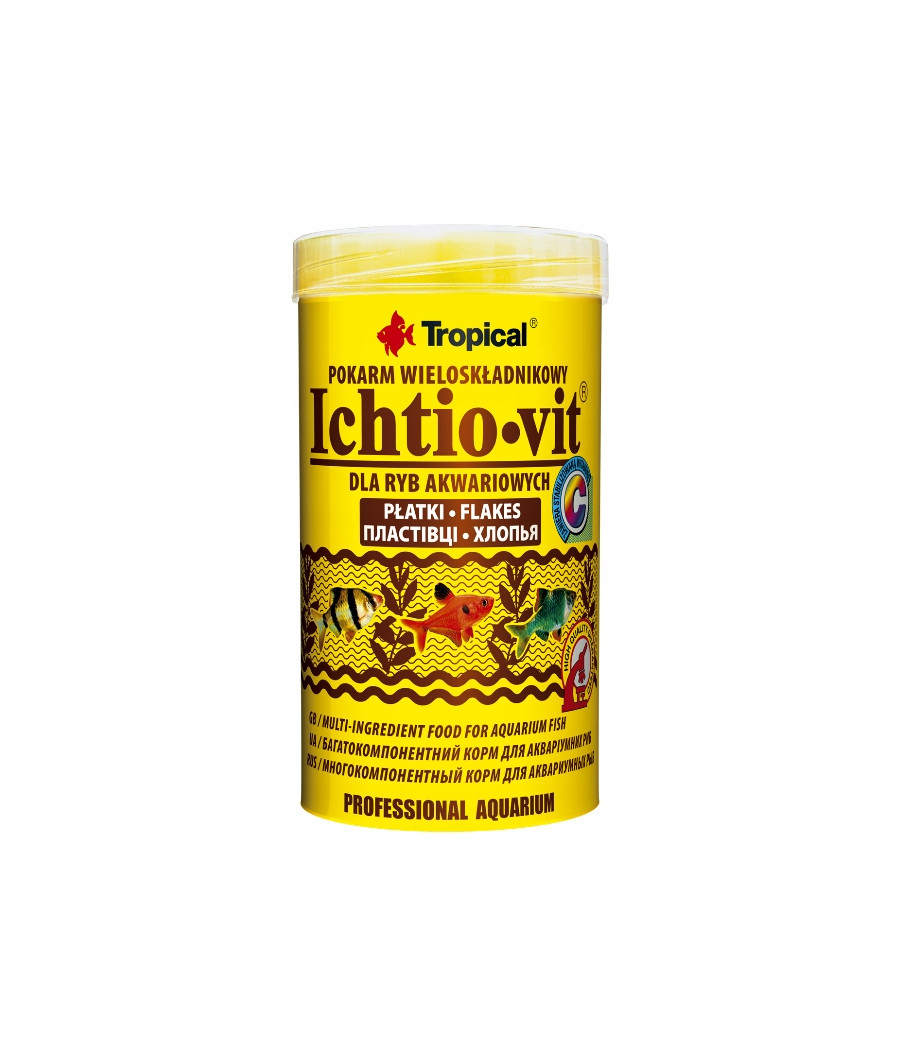 TROPICAL Pokarm dla ryb akwariowych wielosk. 50g Ichtio-Vit