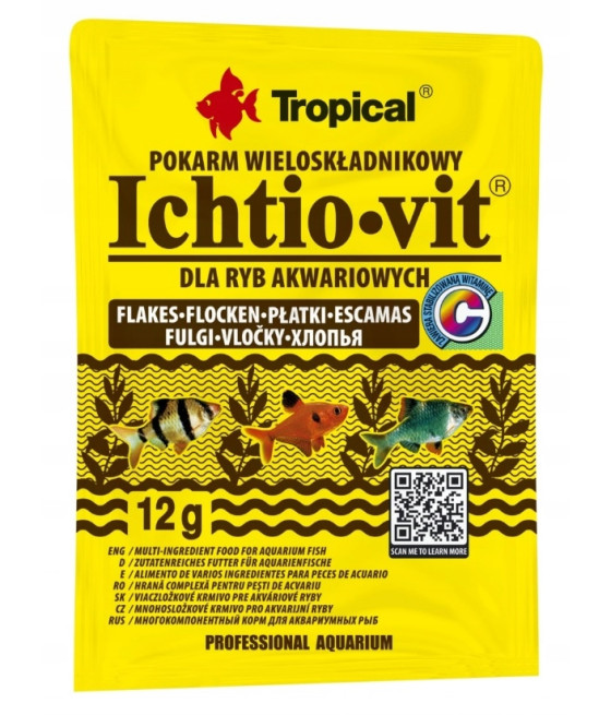 Tropical Ichtio-Vit 12g uniwersal pokarm dla ryb
