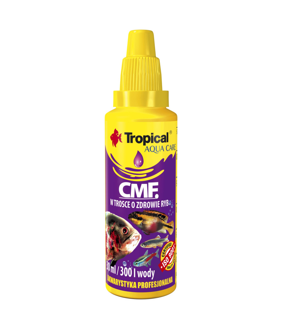 Płyn na infekcję bakteryjne i grzyby Tropical CMF 30 ml Płyn na infekcję bakteryjne i grzyby Tropical CMF 30 ml