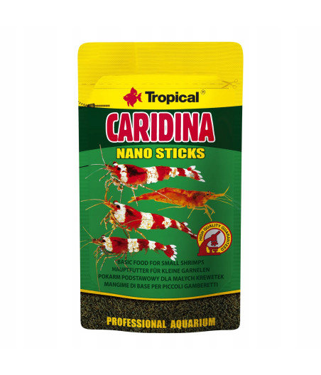 Caridina nano sticks [10g] - pałeczki dla małych krewetek TROPICAL