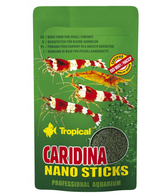 Caridina nano sticks [10g] - pałeczki dla małych krewetek TROPICAL
