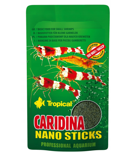 Caridina nano sticks [10g] - pałeczki dla małych krewetek TROPICAL