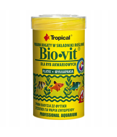 Pokarm dla ryb Tropical Bio-vit płatki 20 g