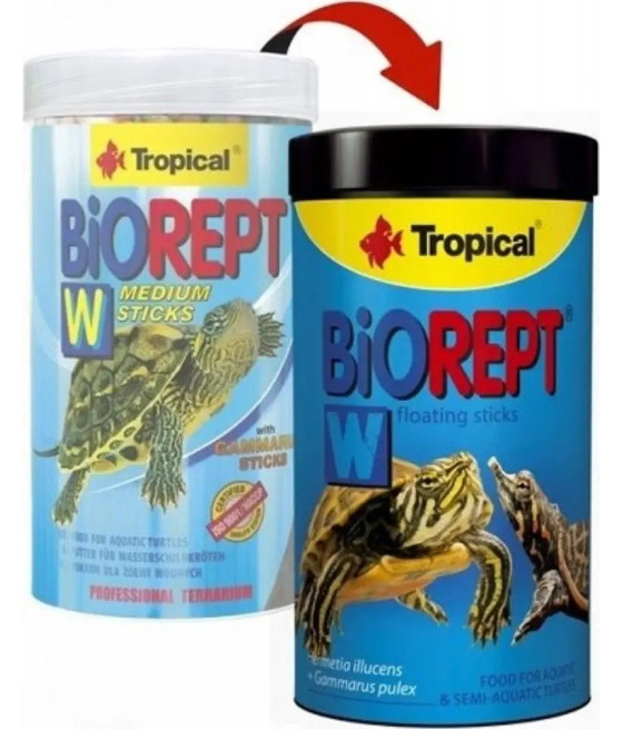 Pokarm dla żółwi wodnych i ziemnowodnych Tropical Biorept W 100 ml